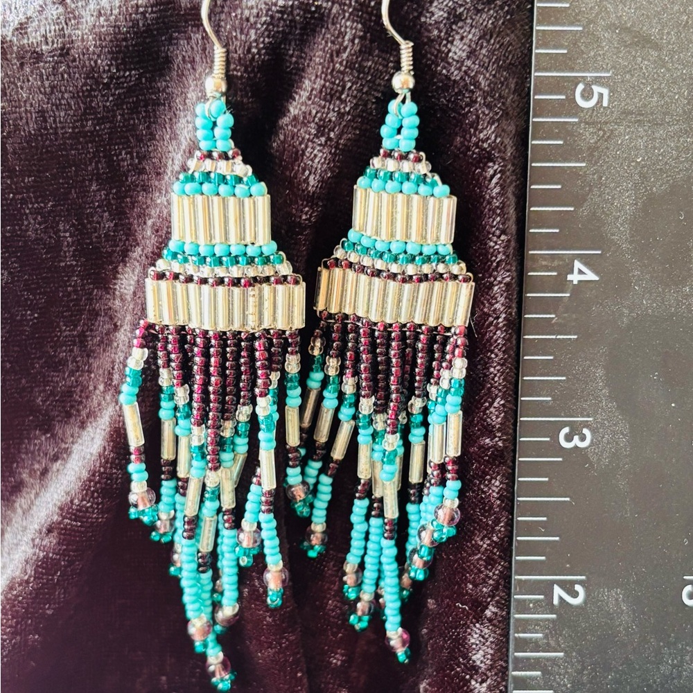 Beaded Dangle Earrings